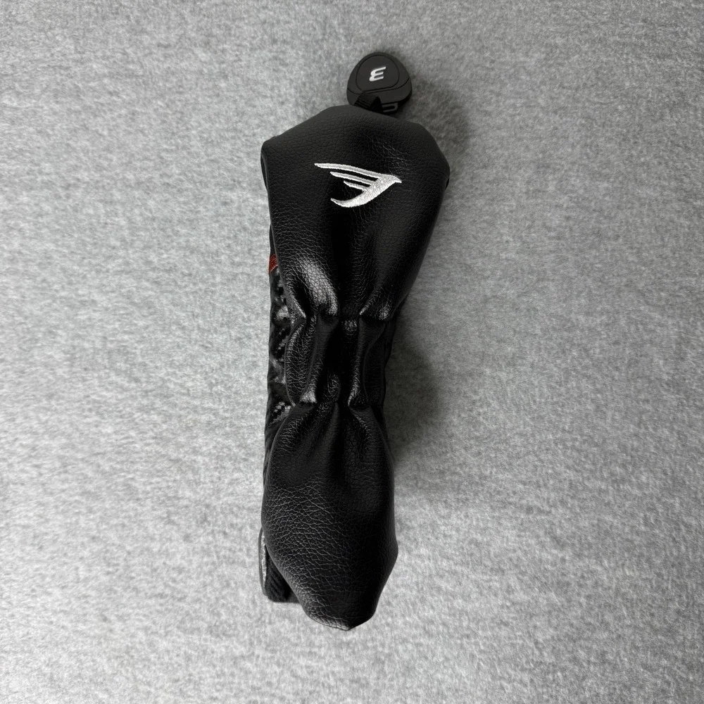 Tommy Armour Ta1 Driver Head Cover 3 Black Red Embroidered
